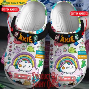 Personalized Axie Infinity Crypto Crocs Style