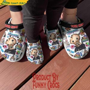 Personalized Chris Brown Run It Crocs Shoes 4