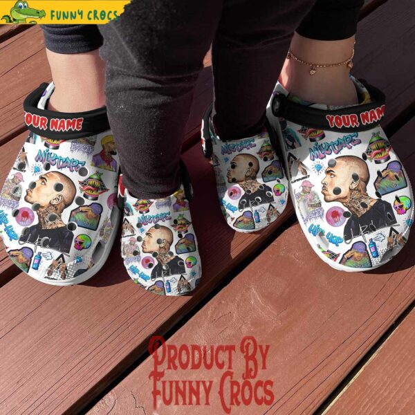 Personalized Chris Brown Run It Crocs Shoes