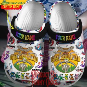 Personalized Grateful Dead Sunshine Daydream Crocs Slippers