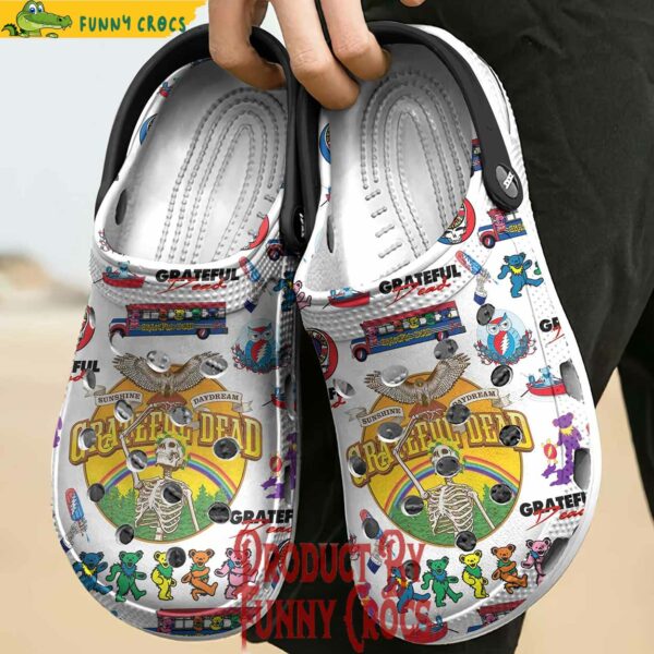 Personalized Grateful Dead Sunshine Daydream Crocs Slippers
