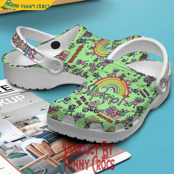 Slipknot Rainbow Crocs Style