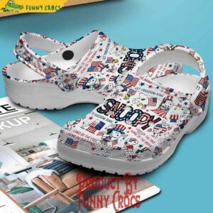 Snoopy Let Freedom Ring 4th of July Crocs Style