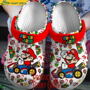 Super Mario F1 Race Crocs Style 1