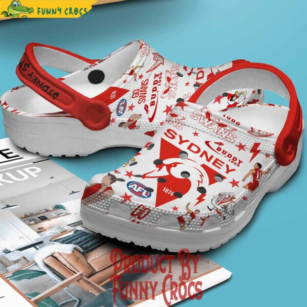 Sydney Swans AFL 2024 Crocs Style