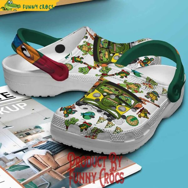 Teenage Mutant Ninja Turtles Cheese Pizza Crocs Shoes