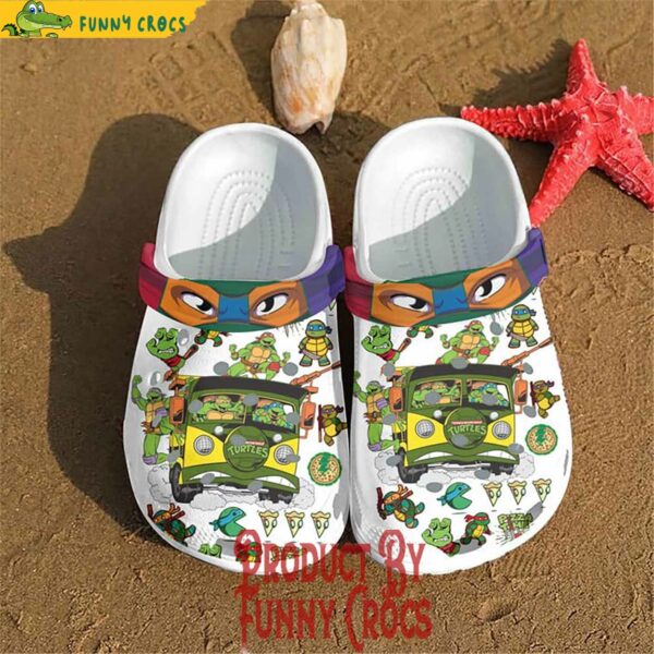 Teenage Mutant Ninja Turtles Cheese Pizza Crocs Shoes