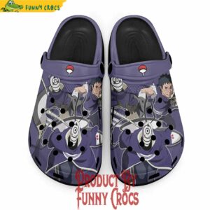 Uchiha Obito Pattern Crocs Style