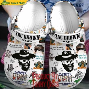 Zac Brown Band Music Crocs Shoes