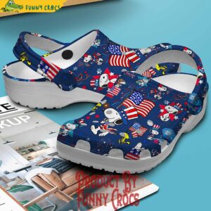 USA 4th Of July Snoopy Crocs Style