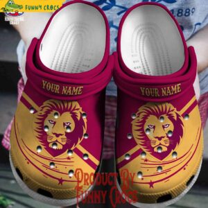 Custom AFL Brisbane Lions Crocs Gift For Fan