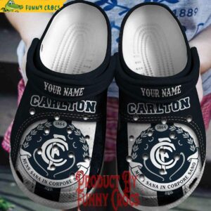 Custom AFL Carlton Crocs Gift