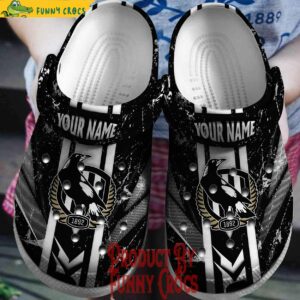 Custom AFL Collingwood Magpies Crocs Style