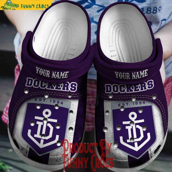 Custom AFL Fremantle Dockers Crocs Gift