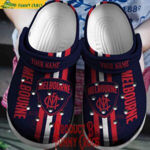 Custom AFL Melbourne Demons Crocs Slippers