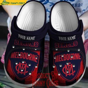 Custom AFL Melbourne Demons Crocs Style