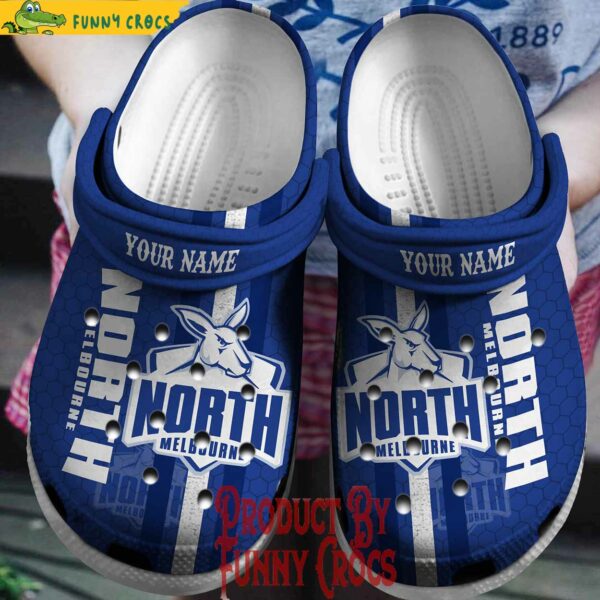 Custom AFL North Melbourne Crocs Style For Fans