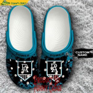 Custom AFL Port Adelaide Crocs 1