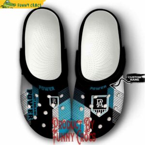 Custom AFL Port Adelaide Crocs Style 1