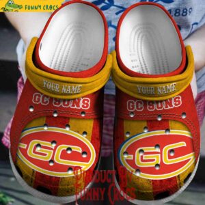 Custom AFL Suns Gold Coast Crocs Gift