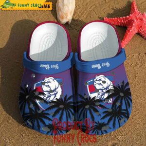 Custom AFL Western Bulldogs Crocs Clog