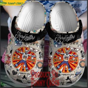 Custom Aerosmith Rock In A Hard Place Crocs Slippers