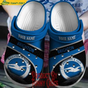 Custom Brighton & Hove Albion Crocs Slippers