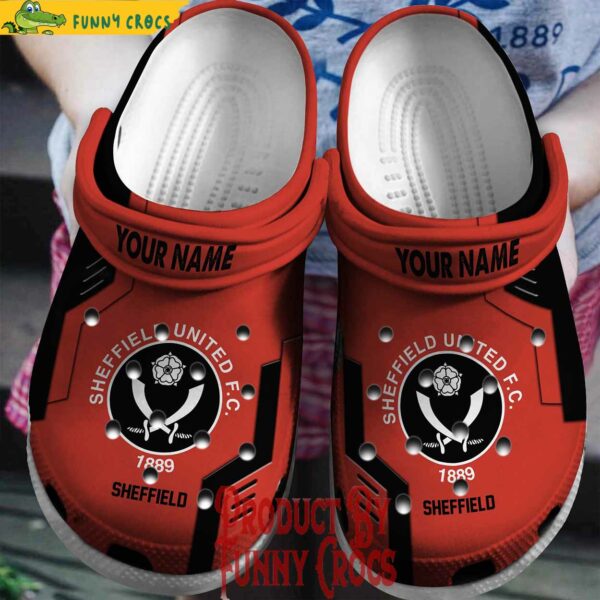 Custom FC Sheffield United EPL Crocs Shoes