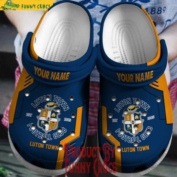 Custom Luton Town Crocs Slippers