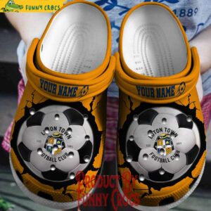 Custom Luton Town Soccer Crocs Shoes