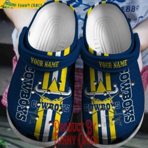 Custom NRL North Queensland Cowboys New Crocs Slippers