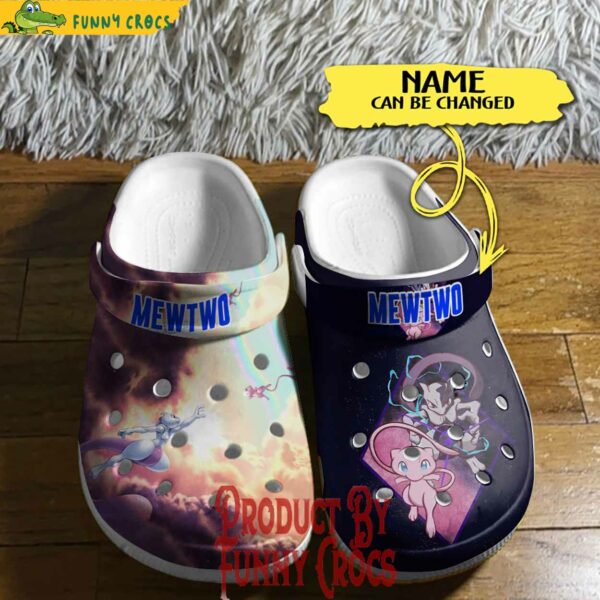 Custom Name MewTwo Crocs Style Gifts