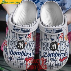 Custom New York Yankees Bronx Bombers Crocs Style 1