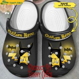 Custom Pikachu Batman Crocs Style