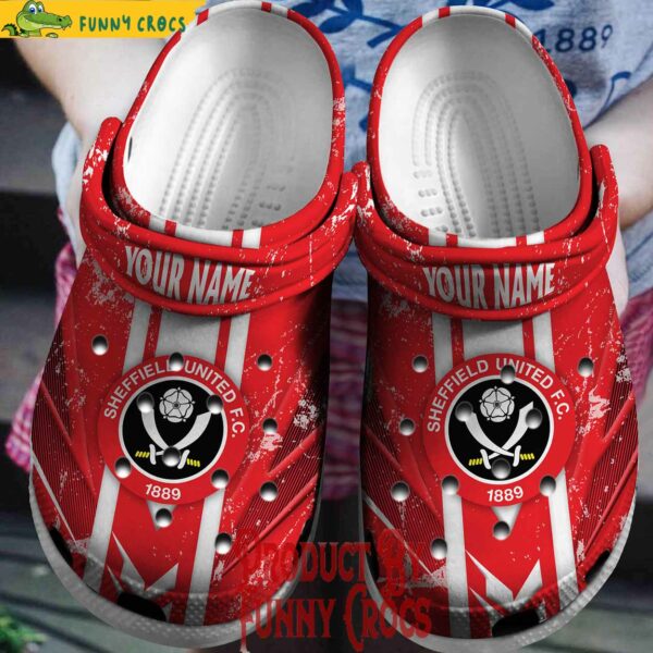 Custom Sheffield United EPL Crocs Slippers