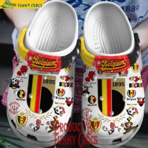 Custom Soccer Belgium Crocs Style Gifts 1