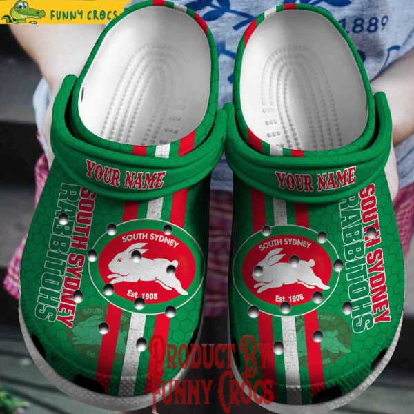 Custom South Sydney Rabbitohs NRL Crocs For Fans