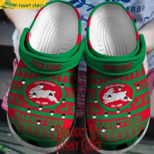 Custom South Sydney Rabbitohs New Crocs Shoes