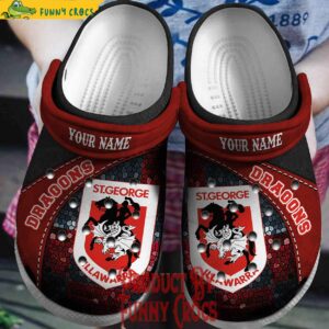 Custom St. George Illawarra Dragons NRL Crocs Slippers