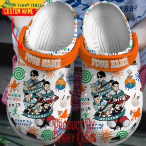 Custom Vampire Weekend Band Crocs Slippers