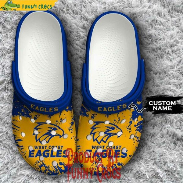 Custom West Coast Eagles Crocs Style