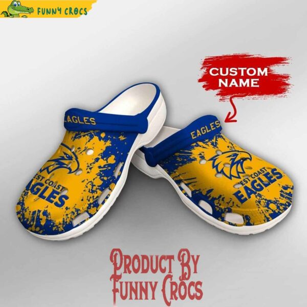 Custom West Coast Eagles Crocs Style