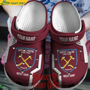 Custom West Ham Crocs Shoes