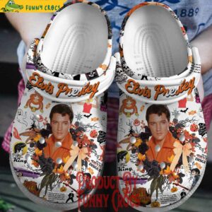 Elvis Presley Full Flower Crocs Style