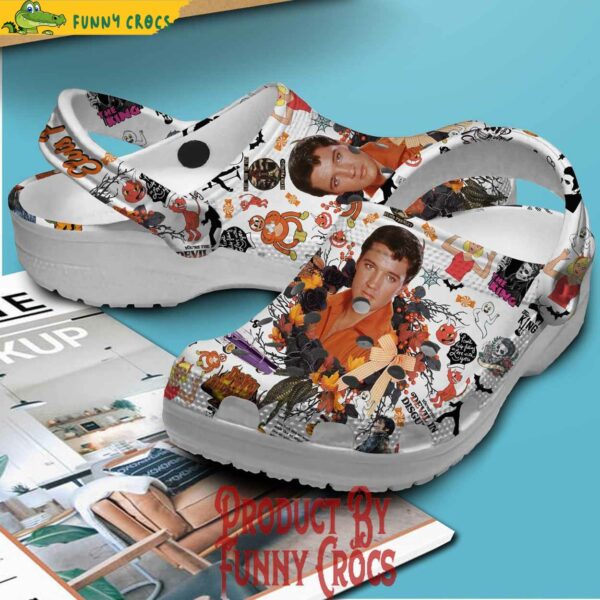 Elvis Presley Full Flower Crocs Style