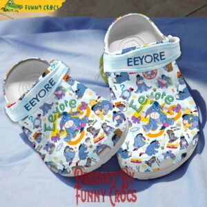 Winnie The Pooh Eeyore Pattern Crocs Shoes