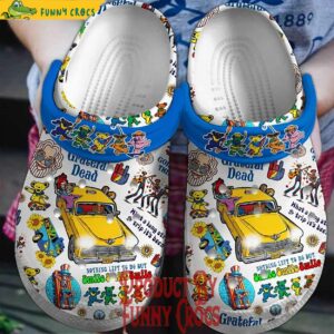 Grateful Dead Not Fade Away Crocs Slippers 1