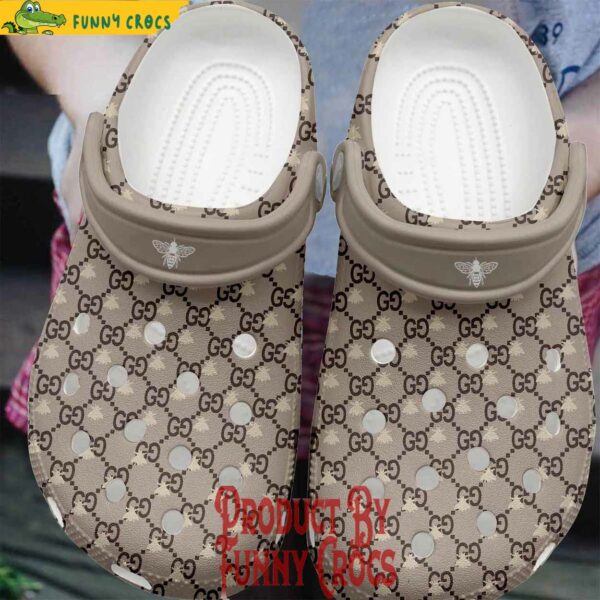 Gucci Monogram Bee Crocs Crocband