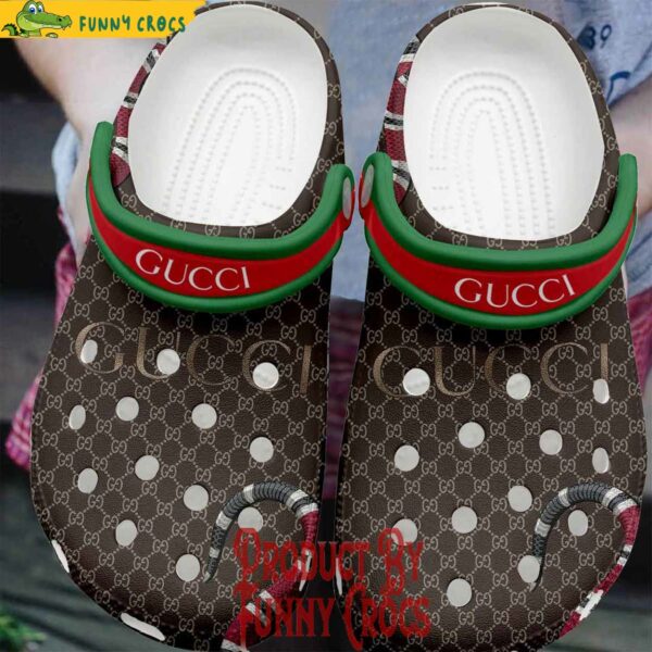 Gucci Monogram Snake Crocs Style