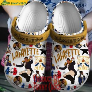 Hamilton An American Musical Guns And Ships Crocs Slippers 1